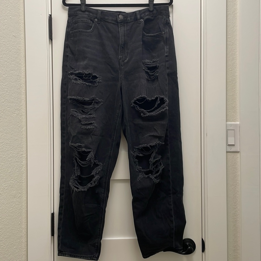 Black American Eagle jeans, size 14